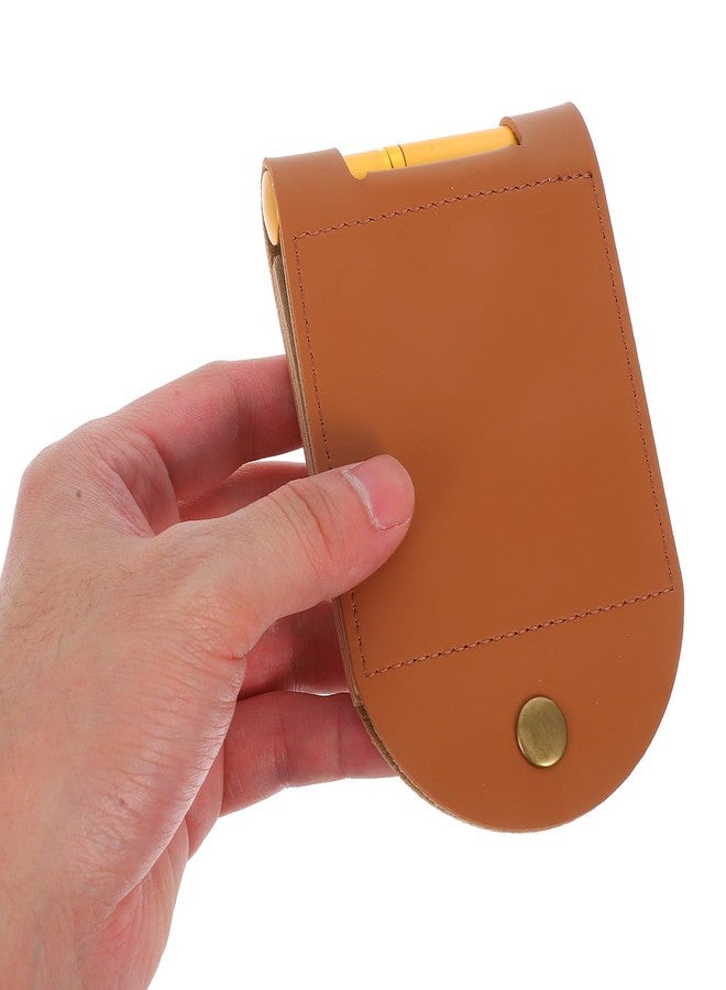 Yardwe Foldable Leather Cribbage Board with Peg Storage Slot - Portable Scoreboard for Travel Family Games and Parties Compact 10.3 Inch Game Accessory - Image 4